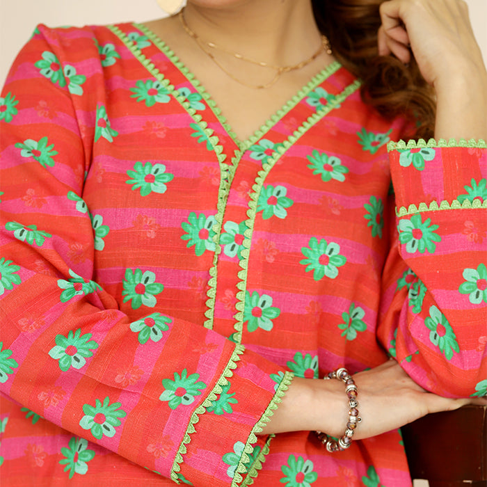 2 piece co_ Ord khaddar set